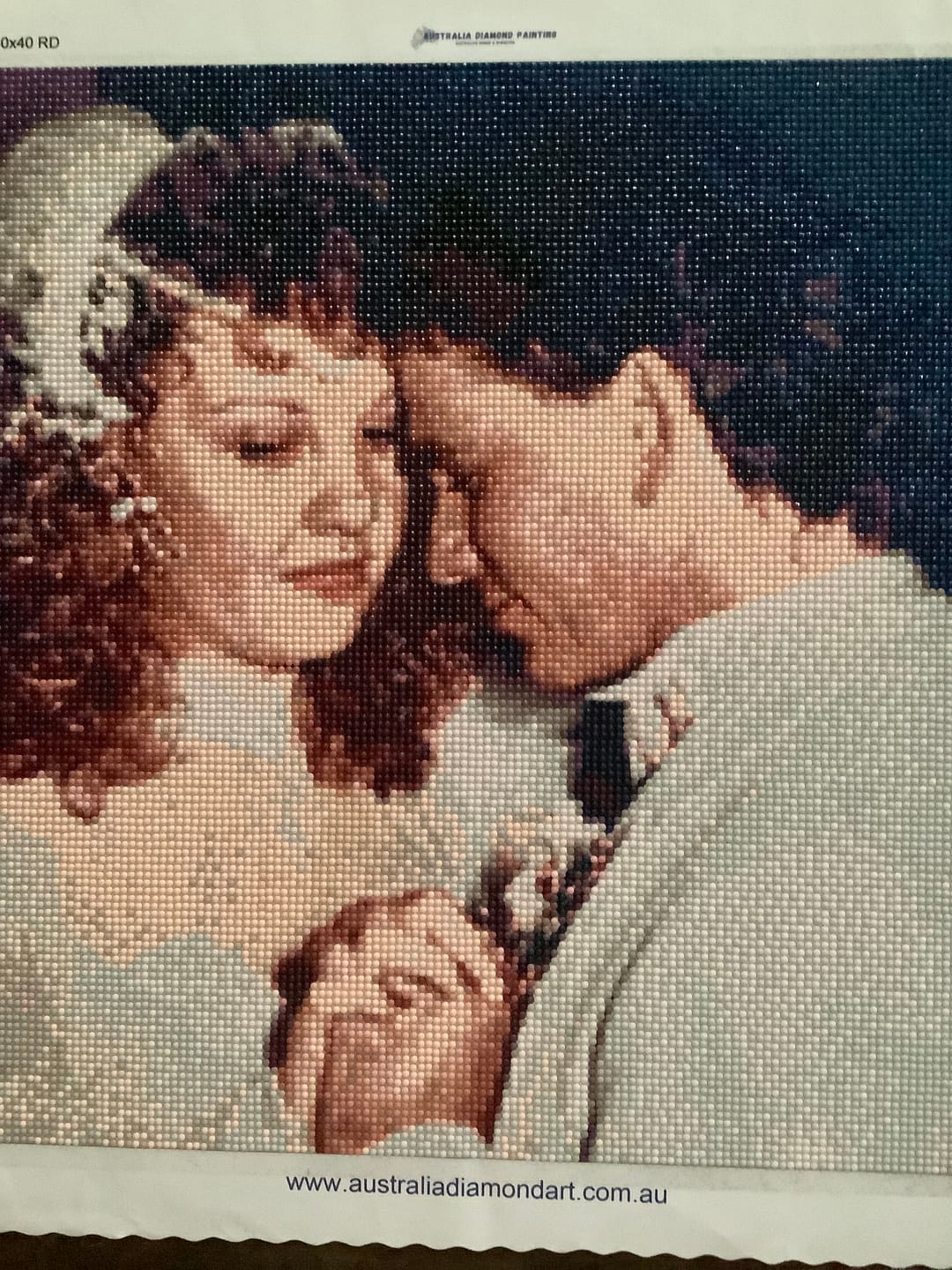 Customer photo review of Custom Diamond Painting