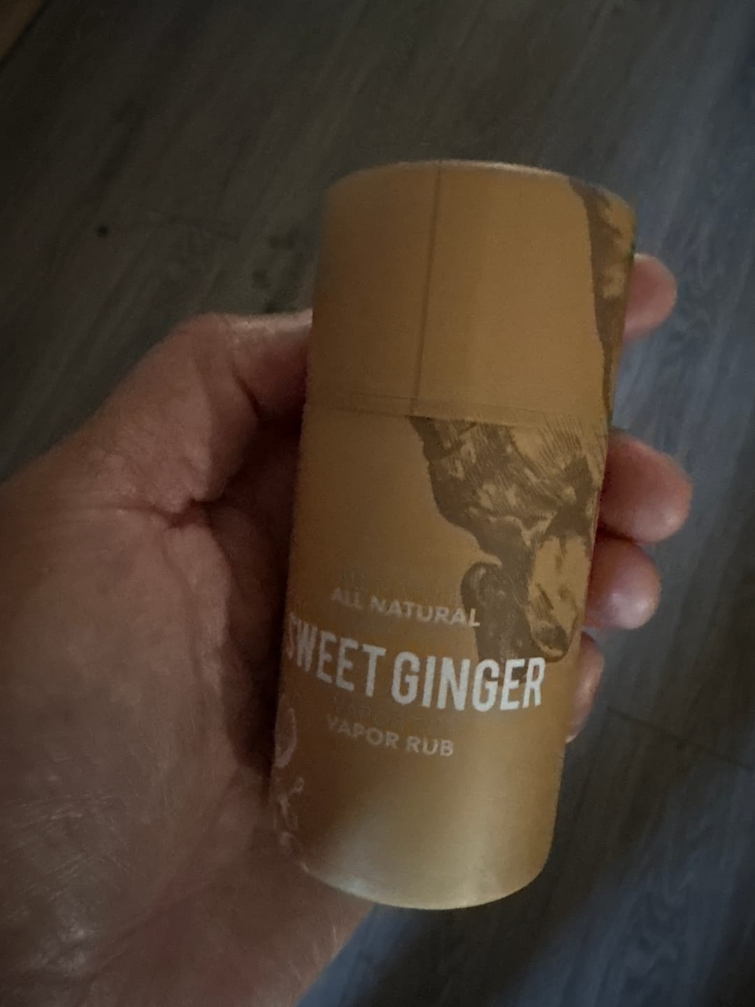 Customer photo review of Sweet Ginger Vapor Rub Stick
