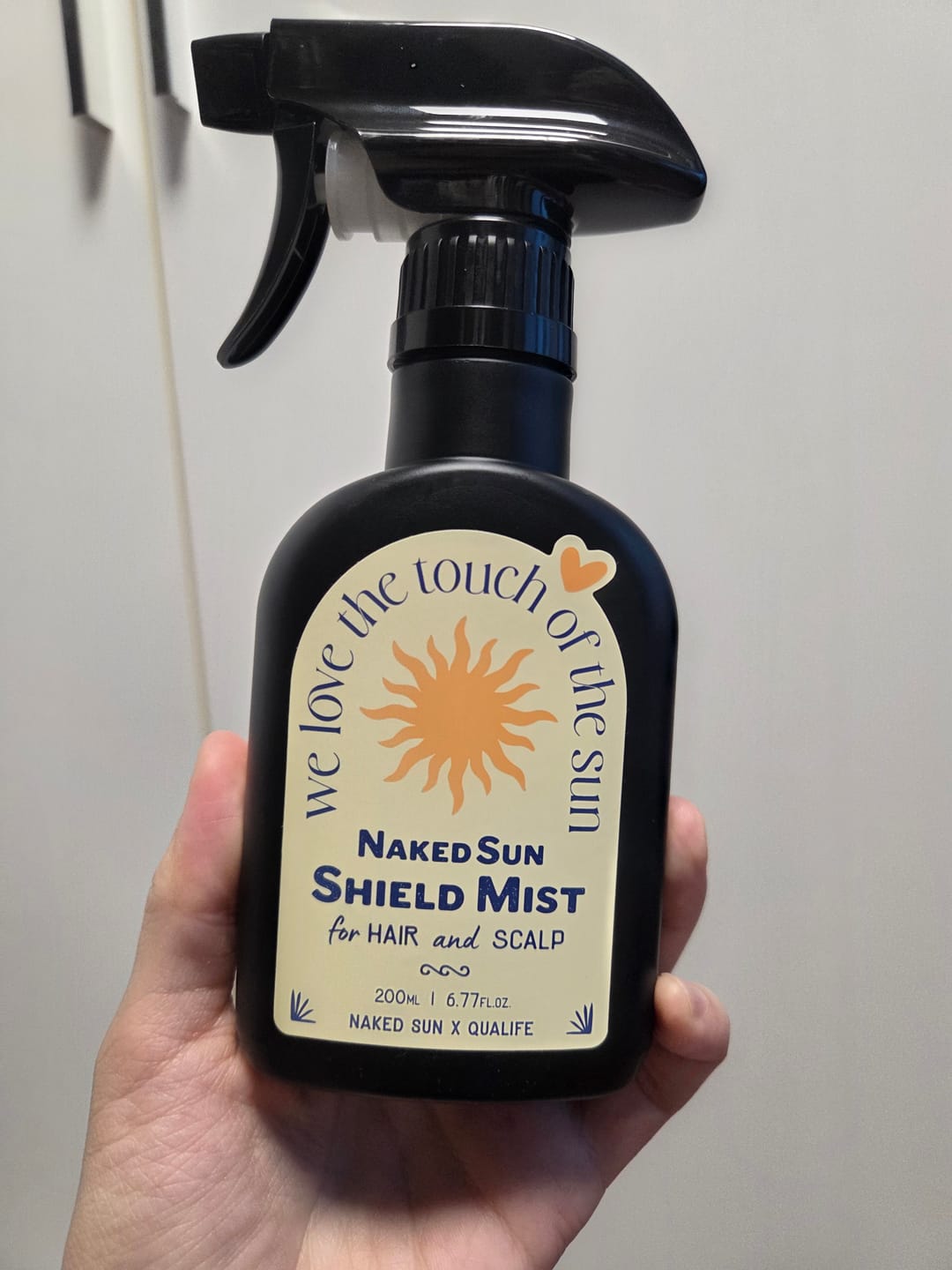 Customer photo review of Naked Sun Shield Mist for Hair and Scalp 200ml