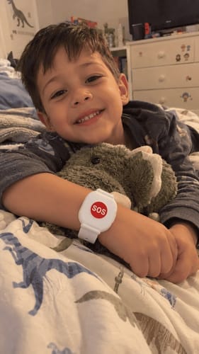 Customer photo review of SOS Alert Wristband