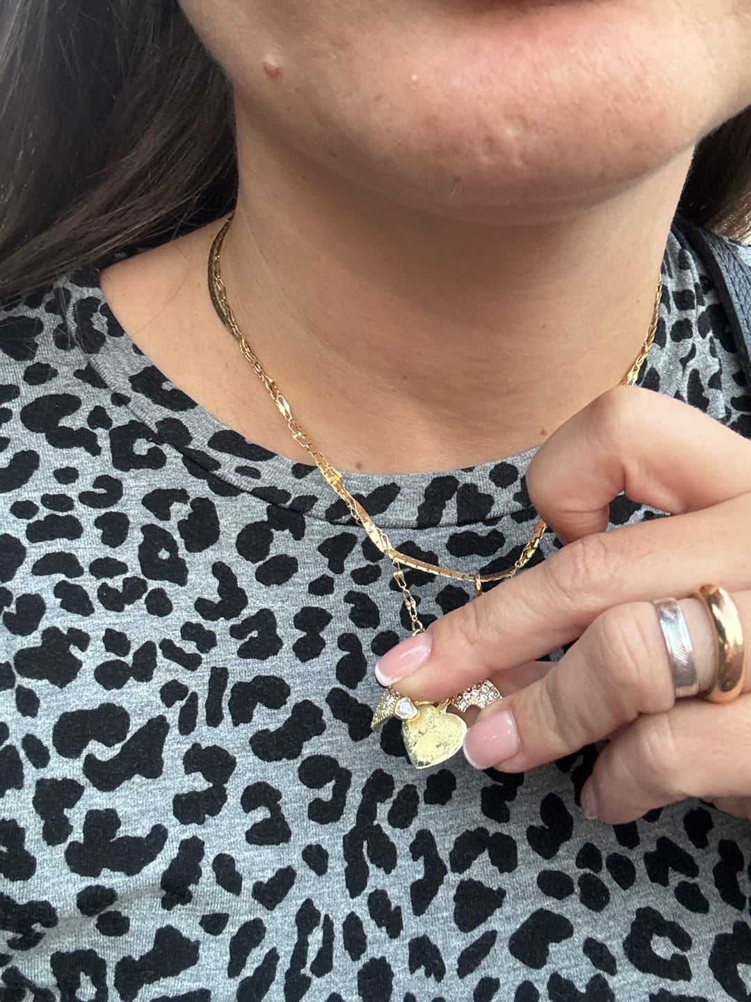 Customer photo review of Collana Cuore Scrigno Personalizzata