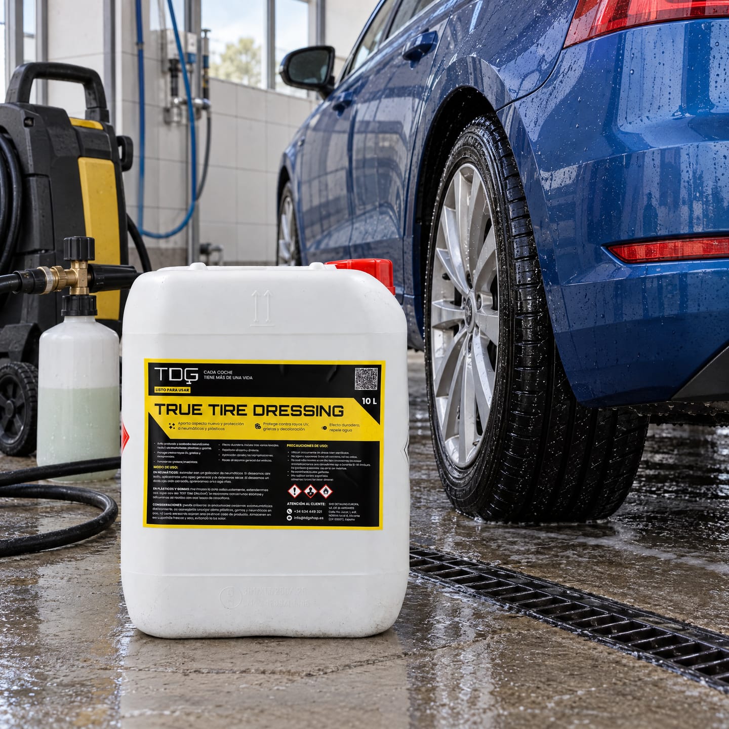Customer photo review of Abrillantador  de Neumáticos y plásticos True Tire Dresing