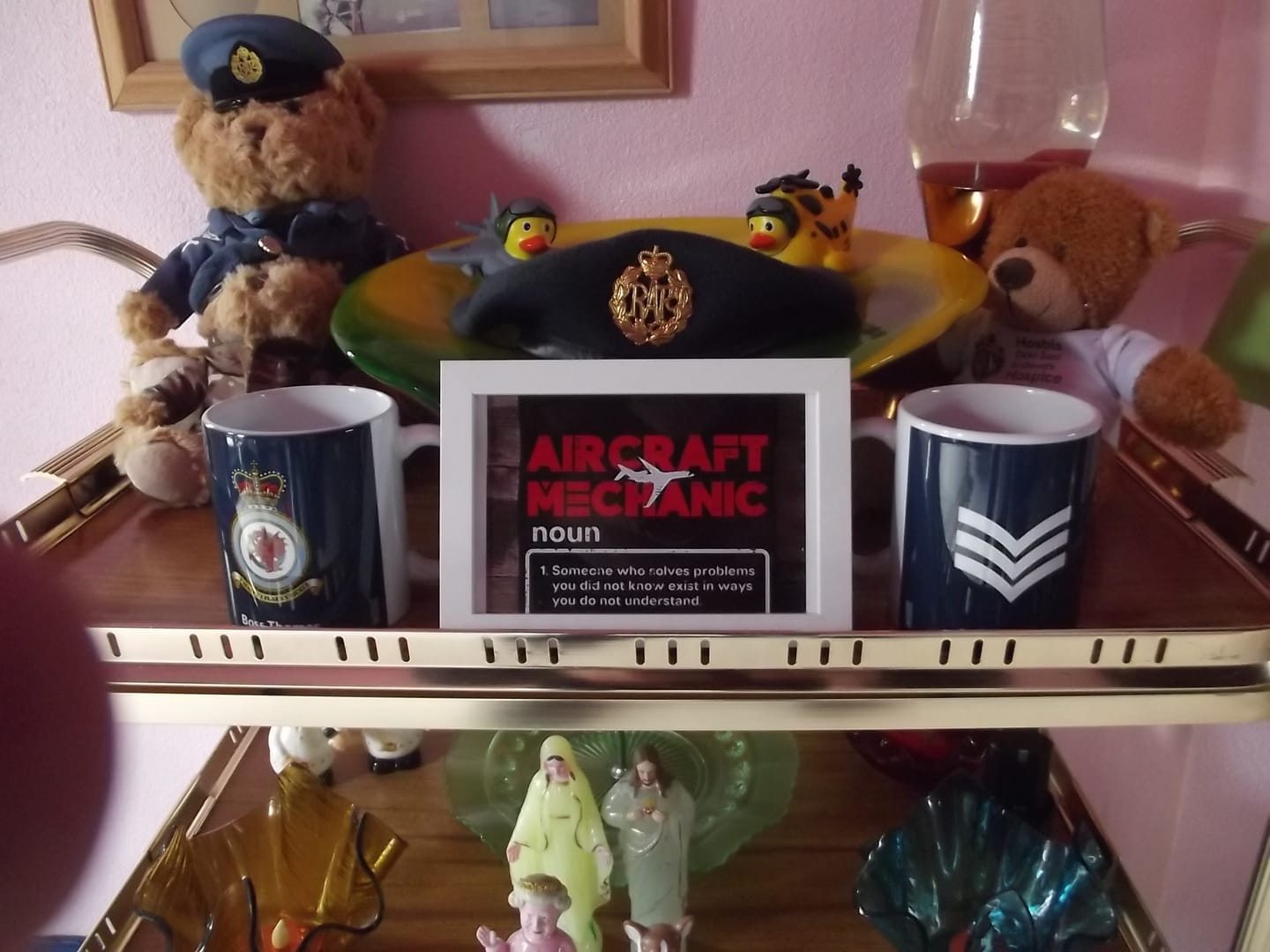 Customer photo review of Personalised RAF Ranks Mug