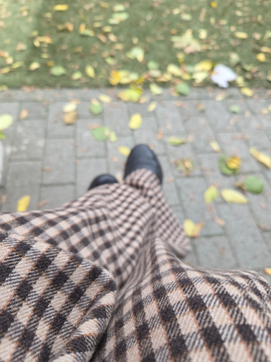 Customer photo review of Cotton Plaid Skirt Laya