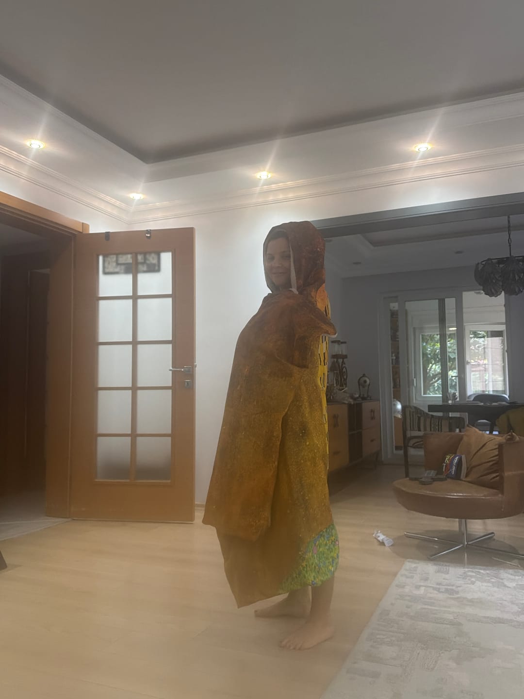 Customer photo review of Klimt The Kiss Battaniye