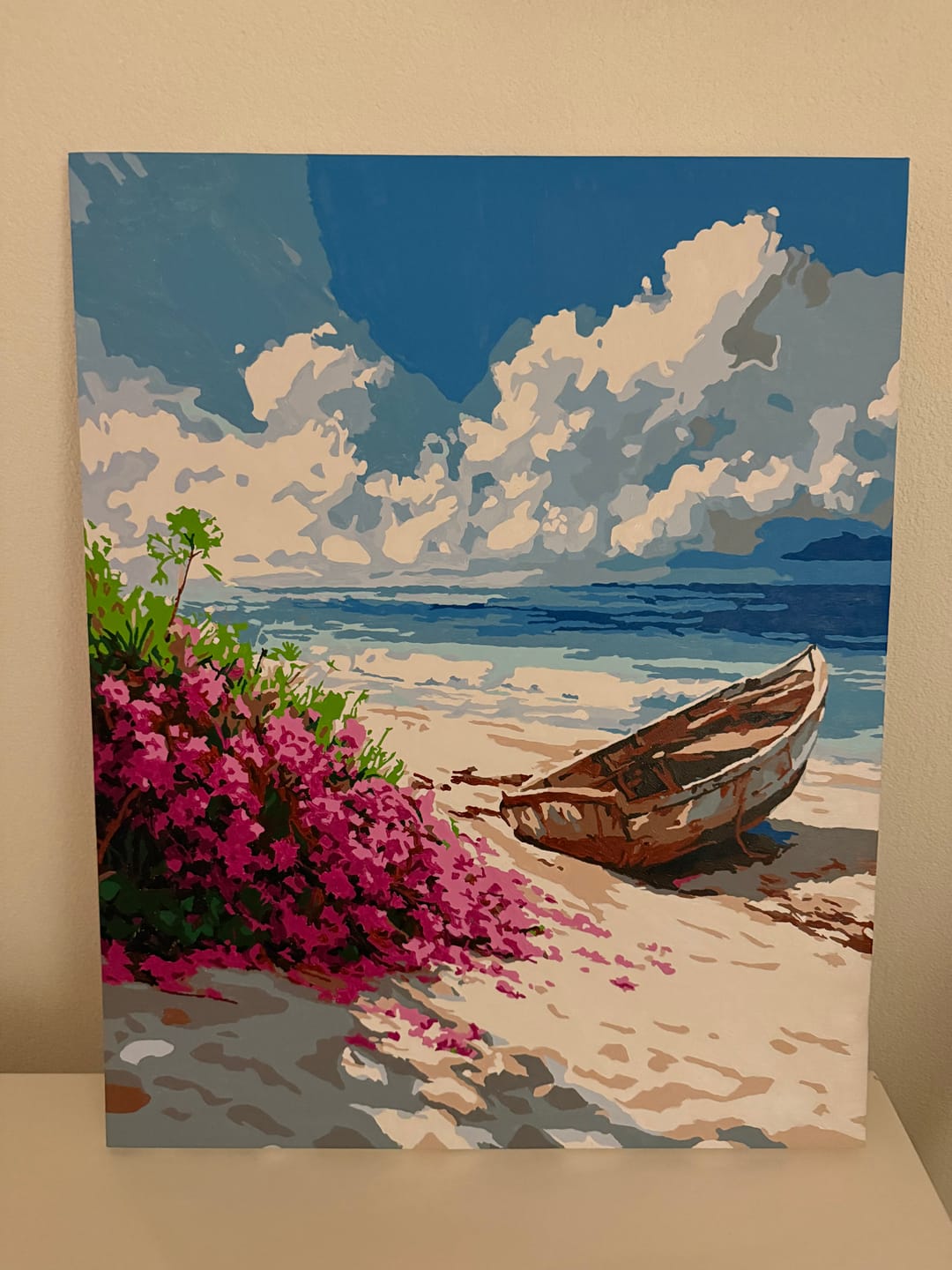 Customer photo review of Malen nach Zahlen - Rostiges Boot am Strand