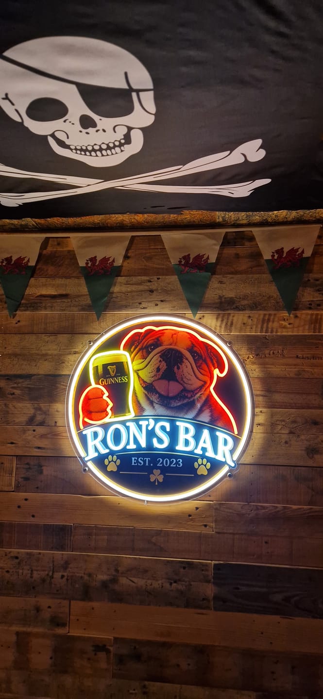 Customer photo review of RON'S BAR | LED NEON SIGN