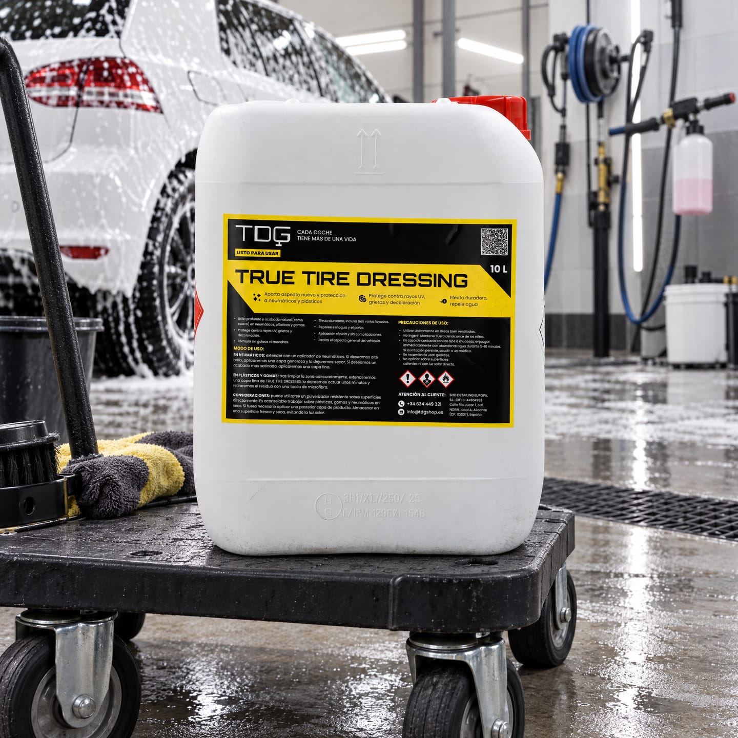 Customer photo review of Abrillantador  de Neumáticos y plásticos True Tire Dresing