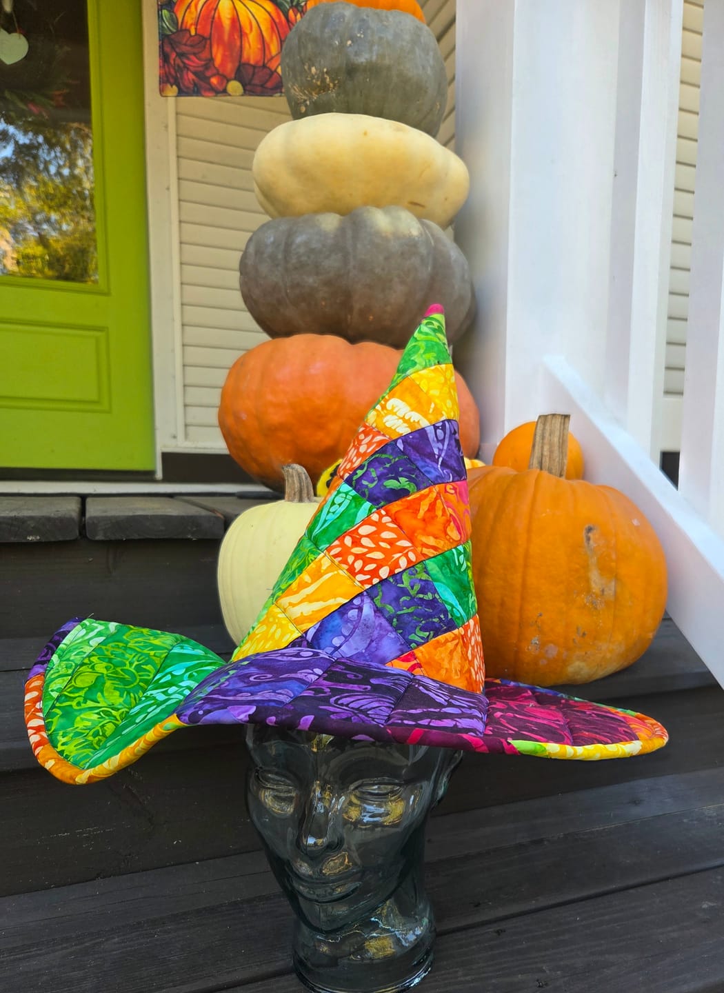 Customer photo review of Spellbound Quilted Witch Hat Sewing Pattern | Digital PDF Pattern