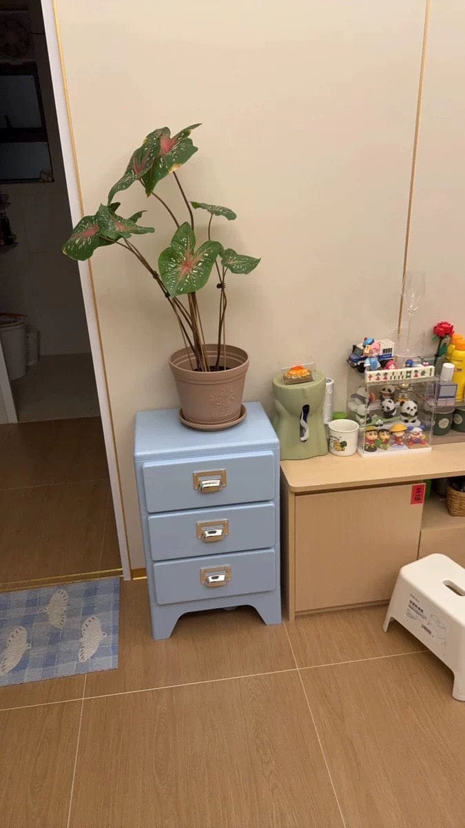 Customer photo review of KKUSO ABS 3-DRAWER CABINET - MILO POWDER BLUE