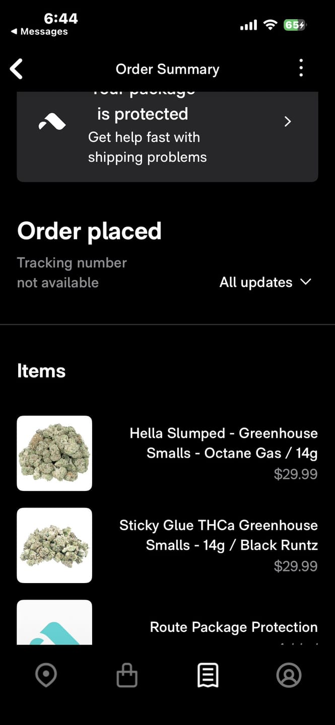 Customer photo review of FREE SAMPLE (with code) THCa Flower