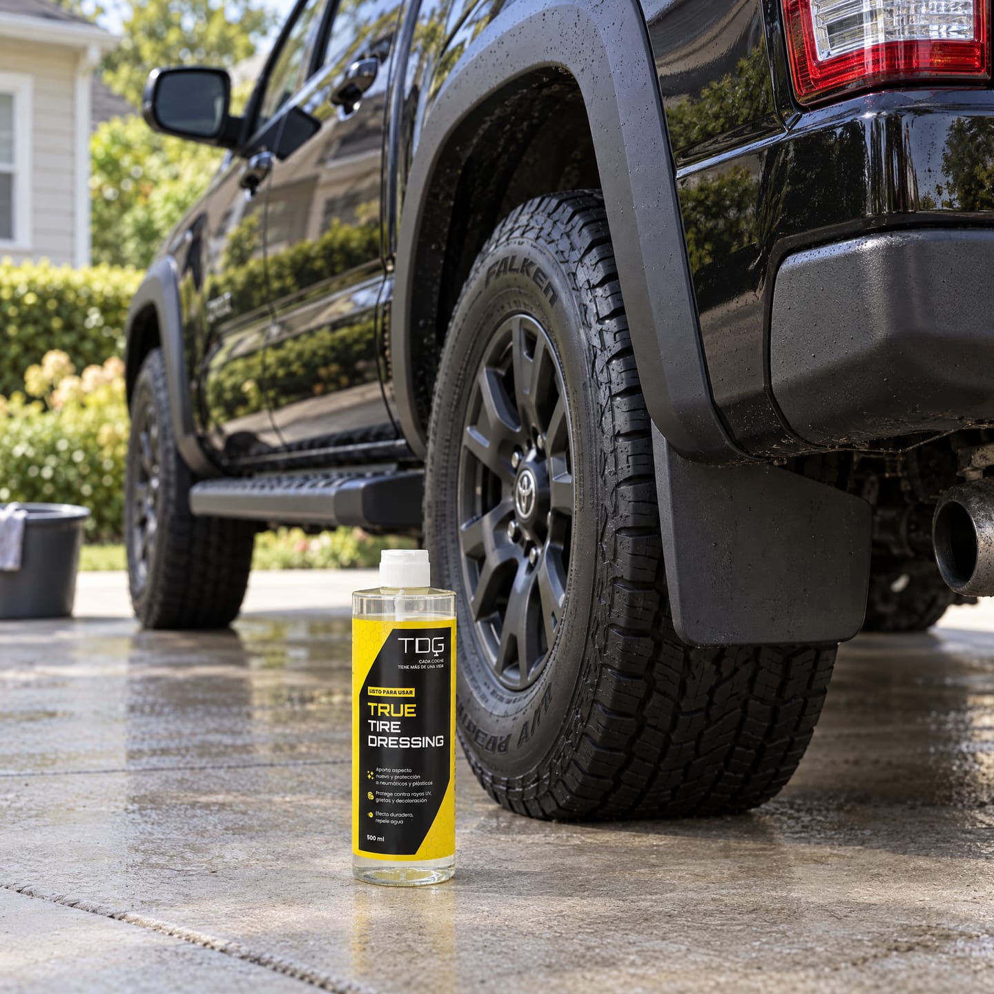 Customer photo review of Abrillantador  de Neumáticos y plásticos True Tire Dresing