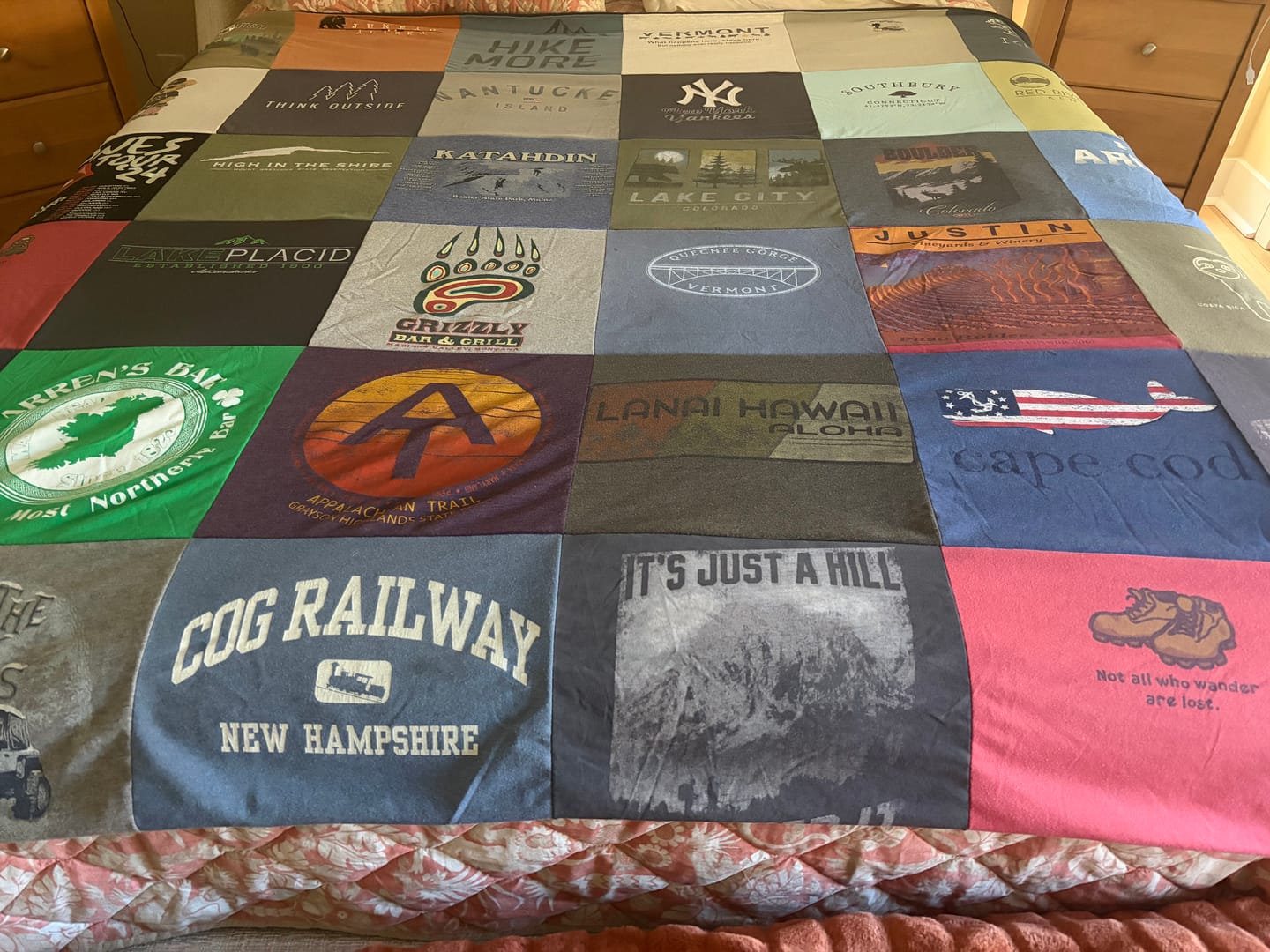 Customer photo review of Project Repat T-Shirt Quilt