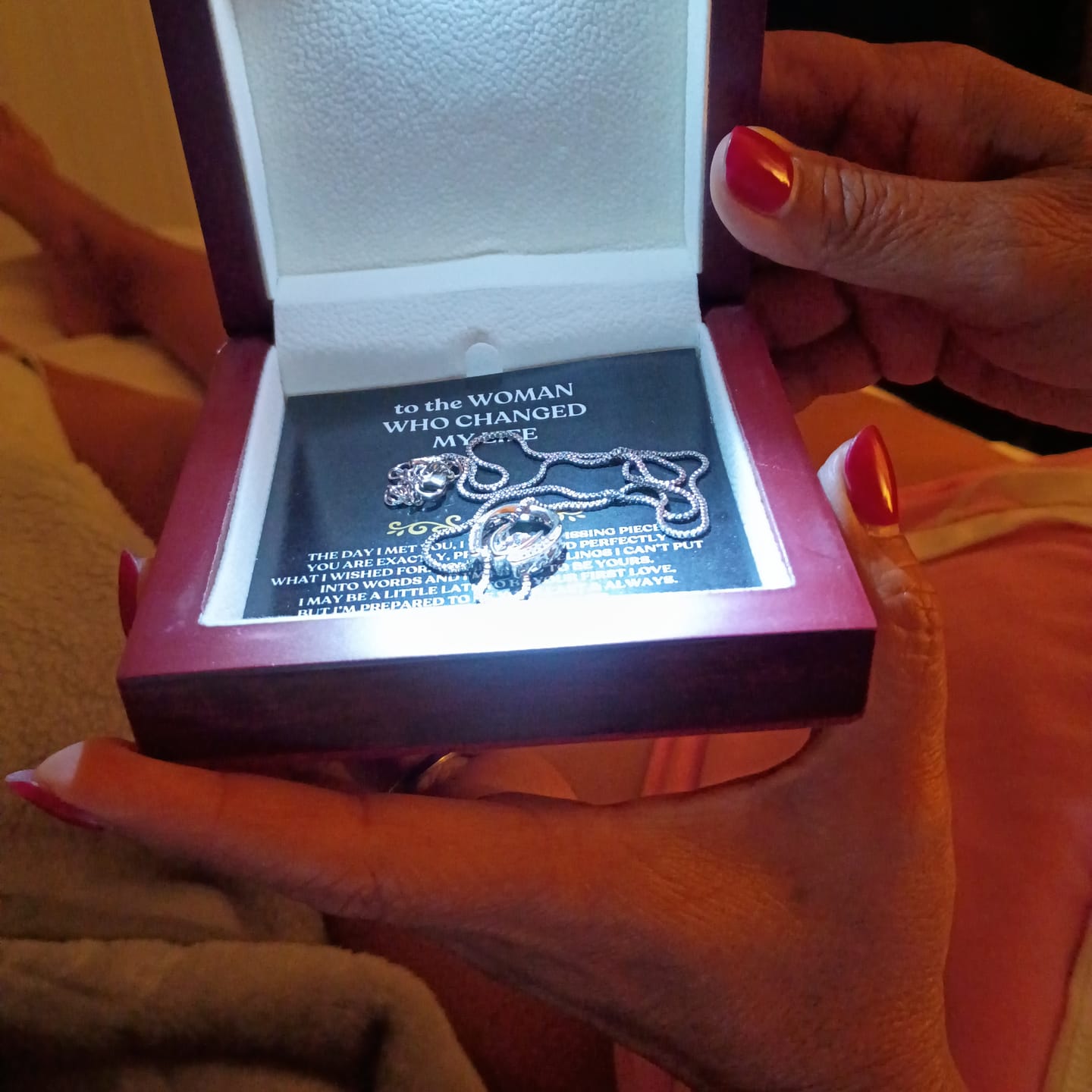 Customer photo review of To The Woman Who Changed My Life - Beautiful Gift Set - SS62V2