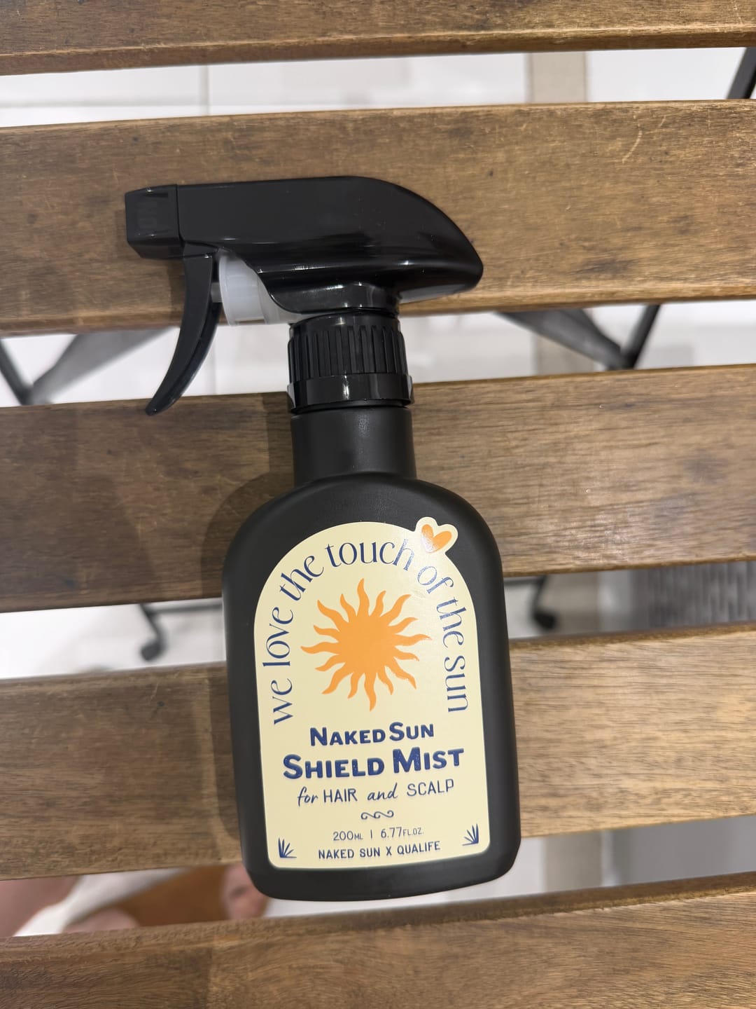 Customer photo review of Naked Sun Shield Mist for Hair and Scalp 200ml