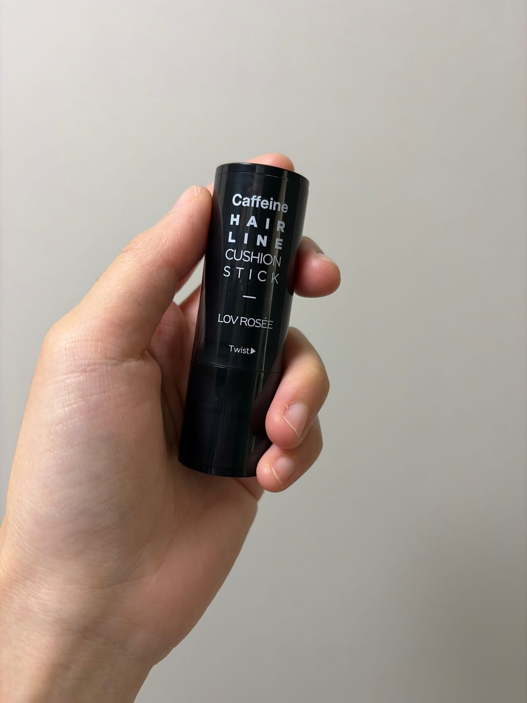 Customer photo review of LOV ROSÉE Caffeine Hairline Cushion Stick 3g