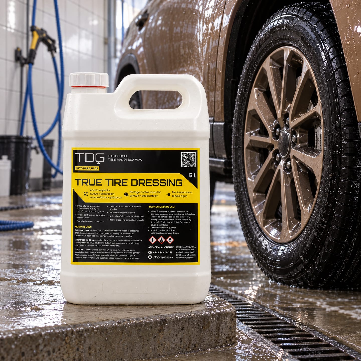 Customer photo review of Abrillantador  de Neumáticos y plásticos True Tire Dresing