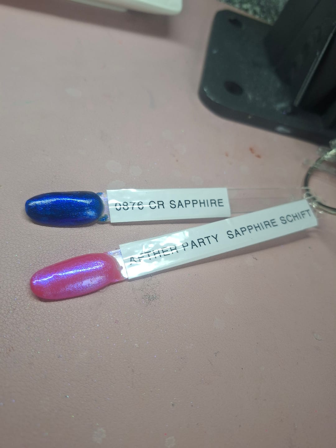 Customer photo review of Sapphire Shift Chrome Powder