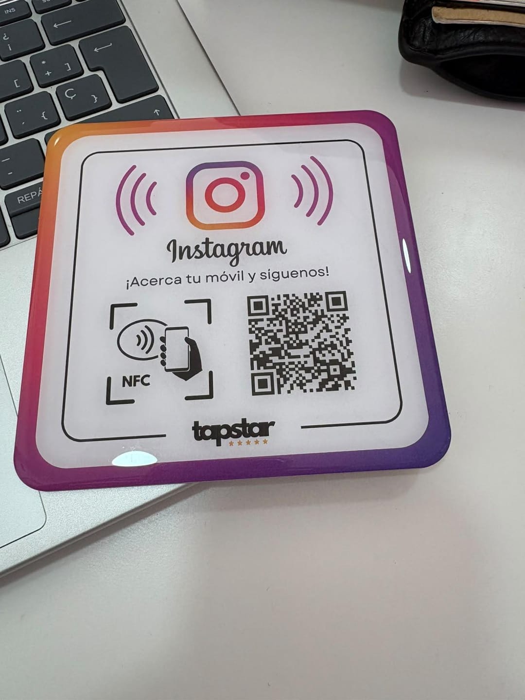 Customer photo review of Placa Seguidores Instagram