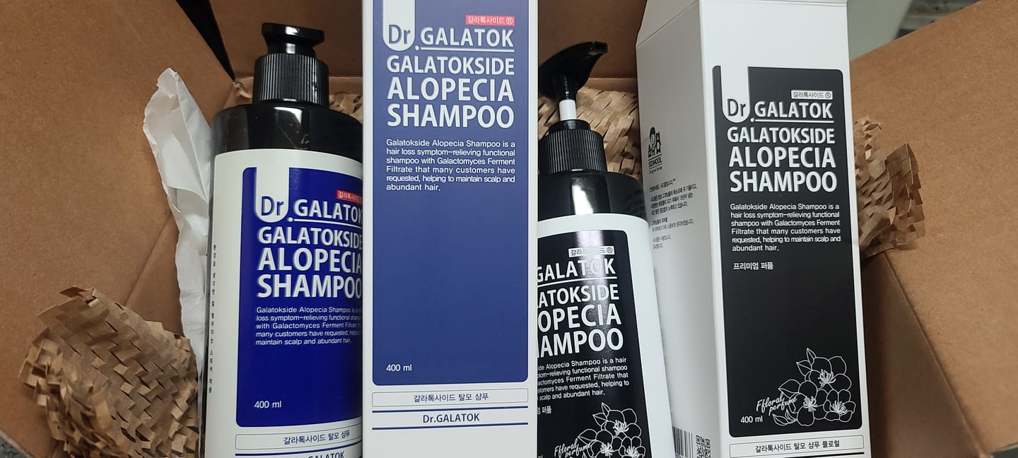 Customer photo review of Sidmool Galatokside Fragrance-Free Alopecia Shampoo 400ml