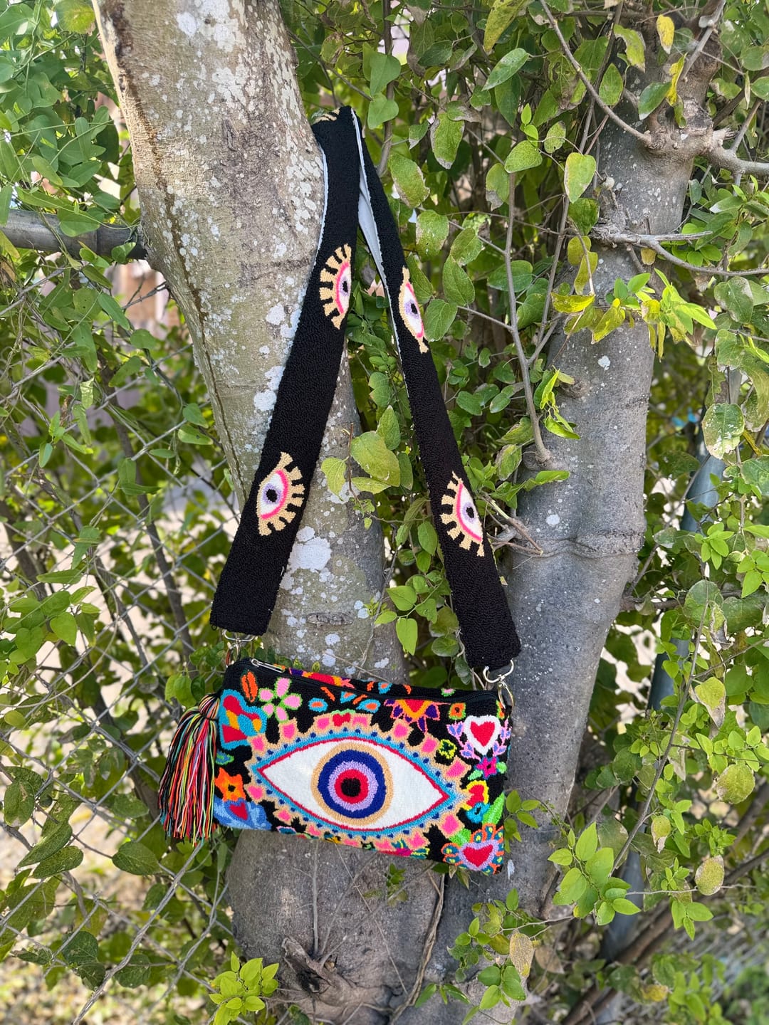 Customer photo review of Evil Eye Clutches
