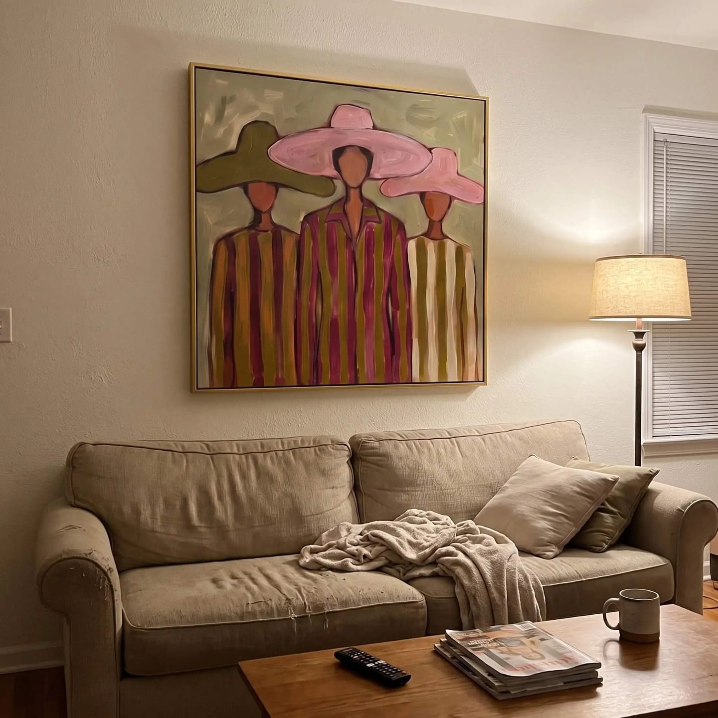 Customer photo review of Portrait Art Women Beneath Broad Brims #PR417