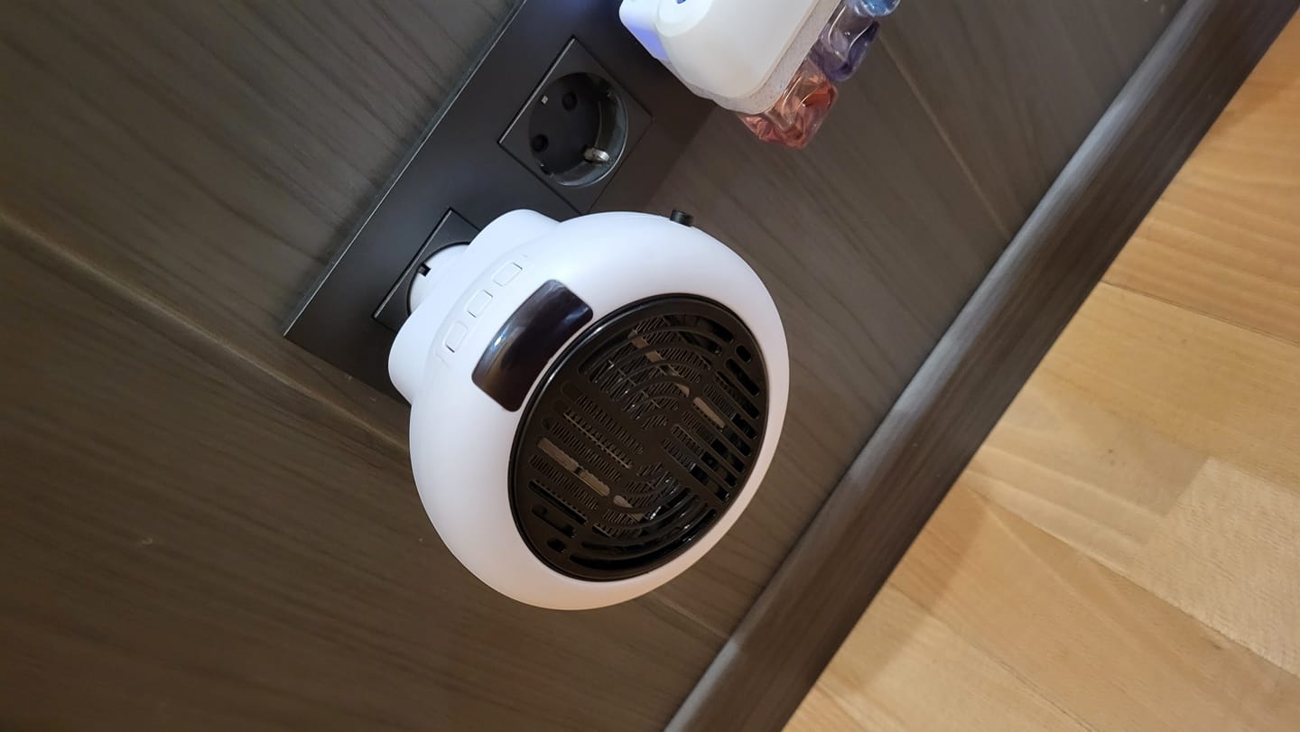 Customer photo review of Calefactor Personal Portátil