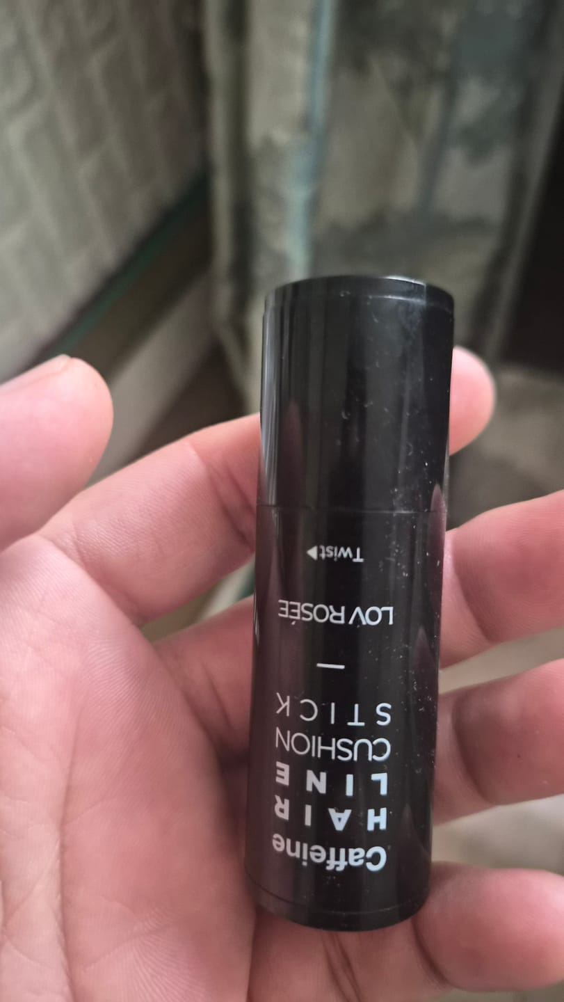 Customer photo review of LOV ROSÉE Caffeine Hairline Cushion Stick 3g