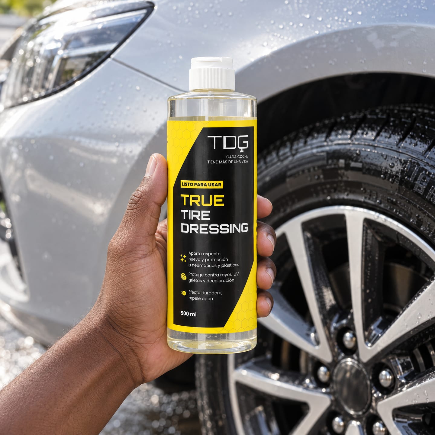 Customer photo review of Abrillantador  de Neumáticos y plásticos True Tire Dresing
