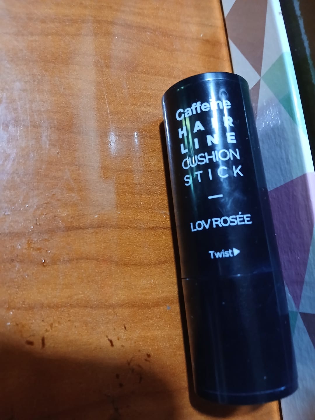 Customer photo review of LOV ROSÉE Caffeine Hairline Cushion Stick 3g