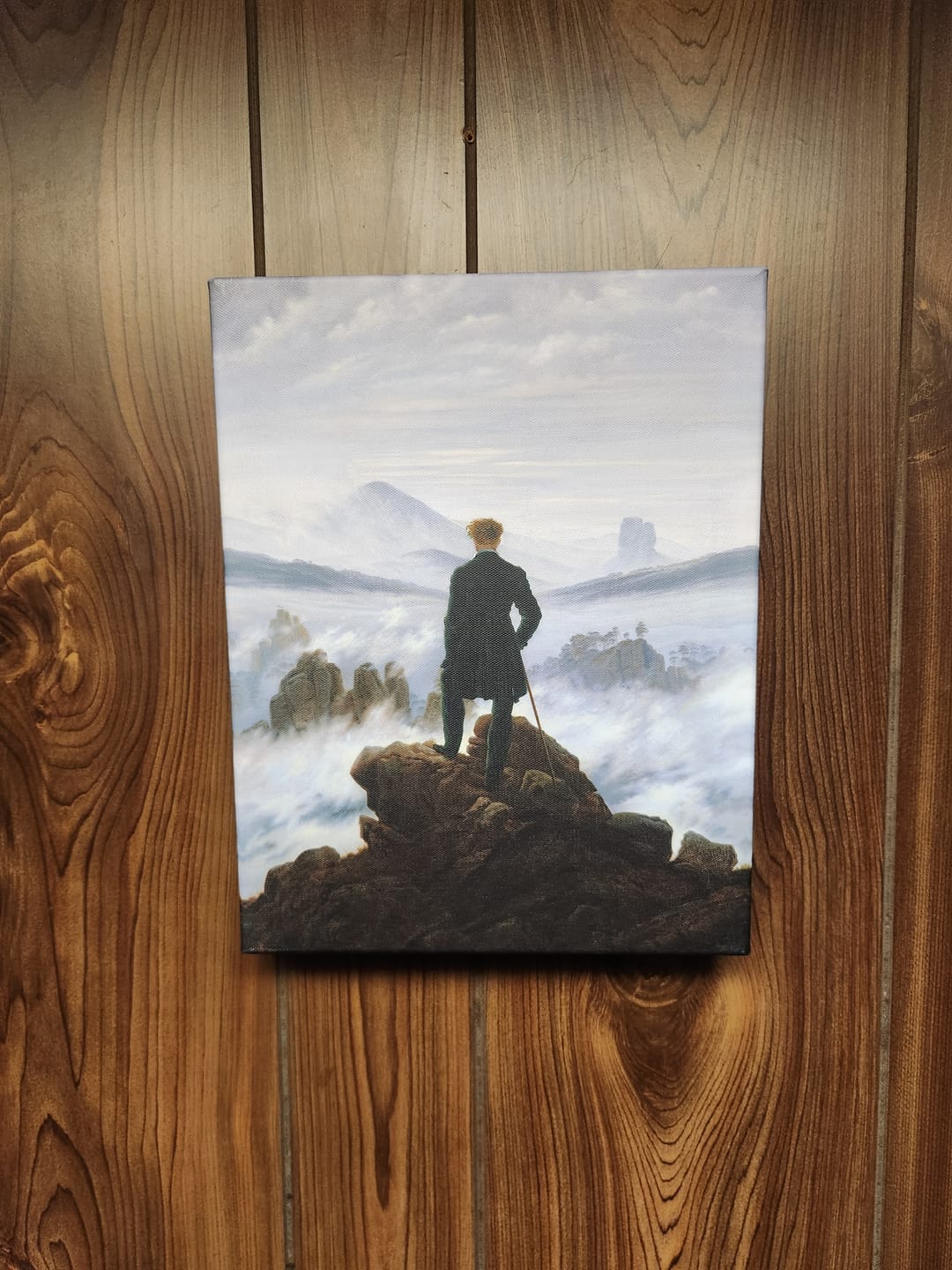 Customer photo review of Wanderer above the Sea of Fog | Caspar David Friedrich | 1818