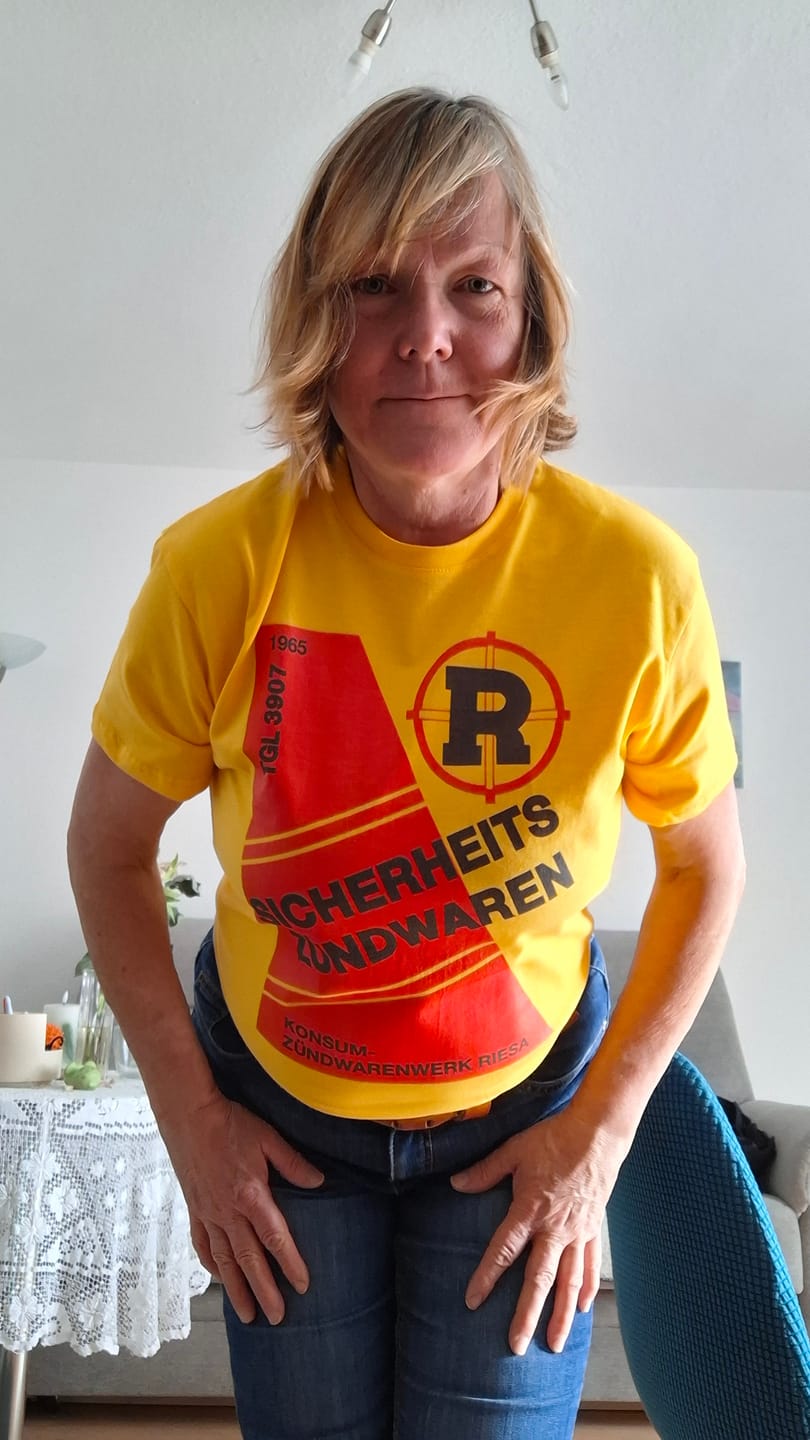 Customer photo review of DDR Ostalgie Shirt Unisex • RIESA SICHERHEITSZÜNDWAREN