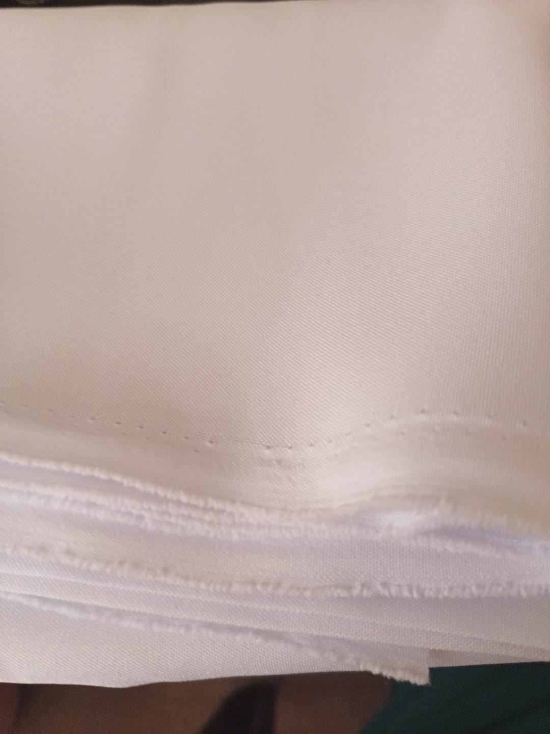 Customer photo review of Plain Mini Matt White #2 150cm Wide