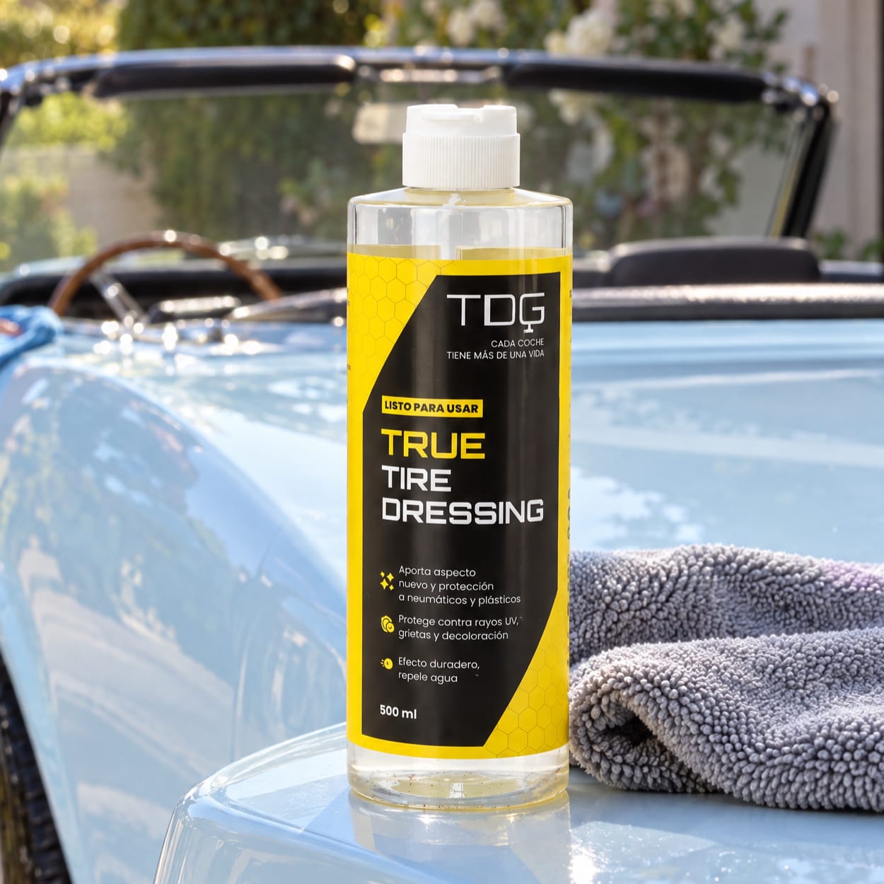 Customer photo review of Abrillantador  de Neumáticos y plásticos True Tire Dresing