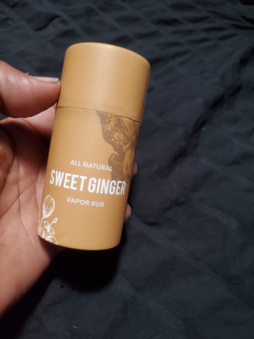 Customer photo review of Sweet Ginger Vapor Rub Stick
