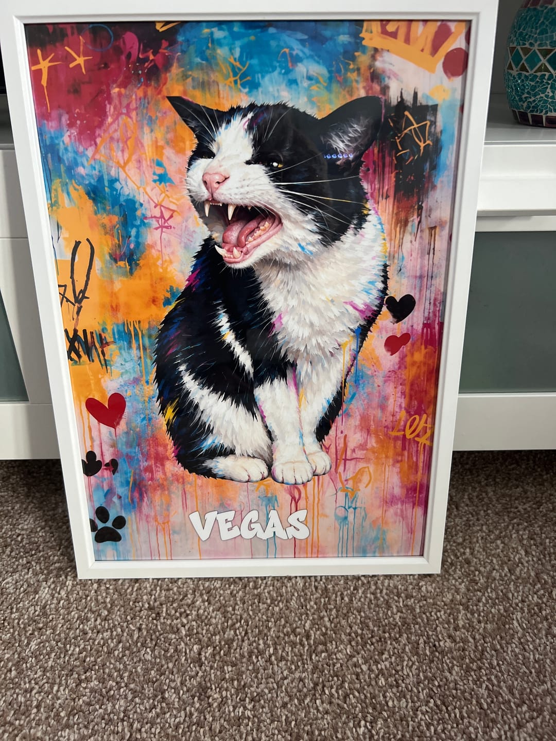 Customer photo review of Personalised Poster - Graffiti