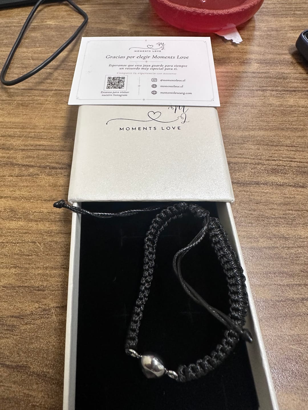 Customer photo review of Pulsera con Foto Personalizada de Proyección