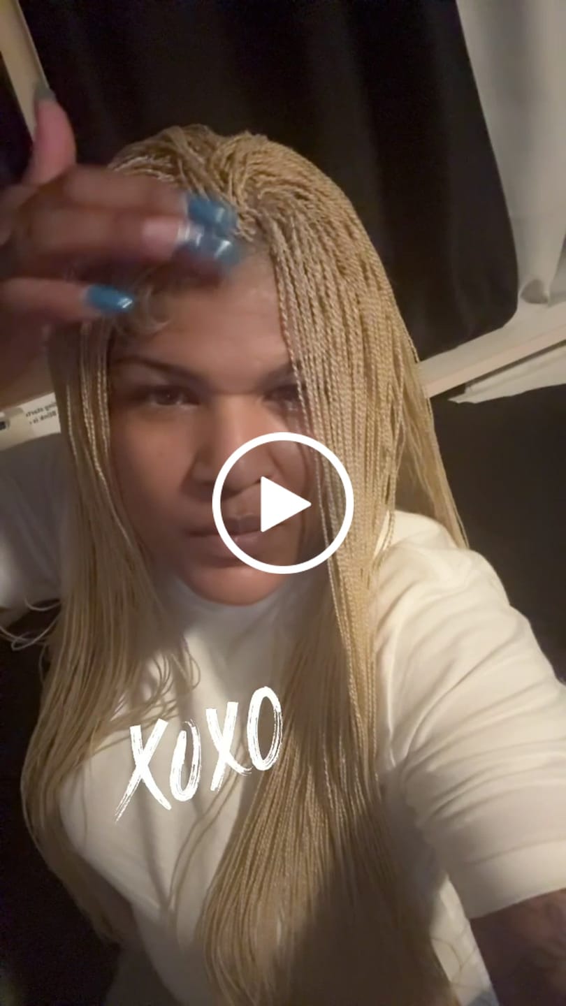 Customer video review of Mica - Micro Senegalese Twist Pre Bleached Swiss HD Full Lace Knotless Braids Wig 799 Strands