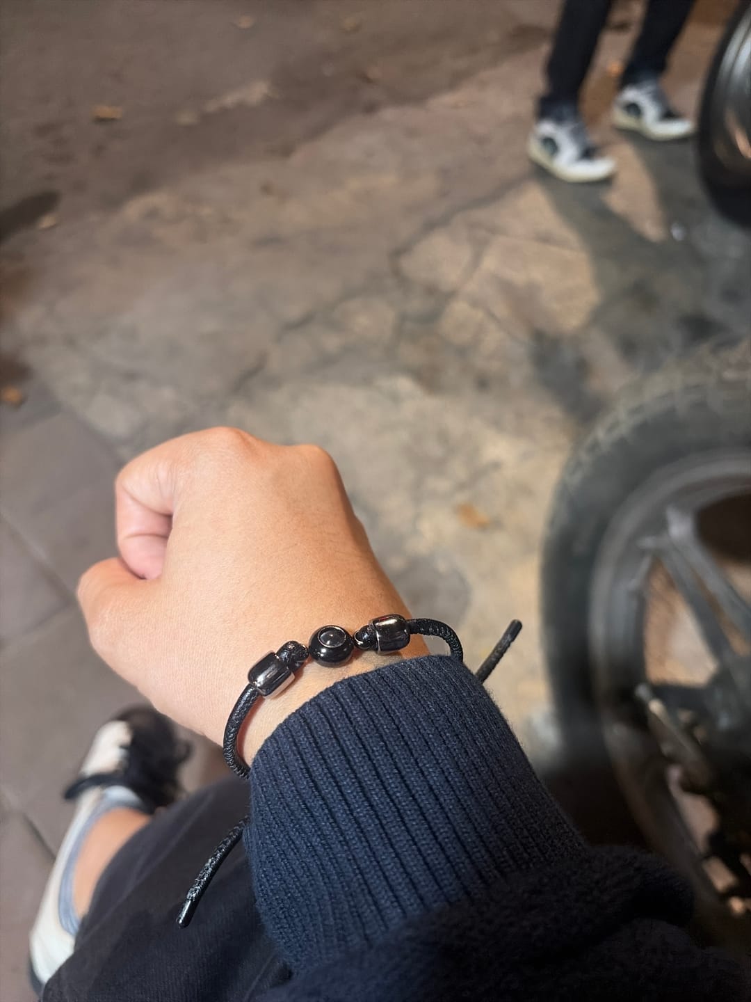Customer photo review of Custom Cable Chain Photo Bracelet