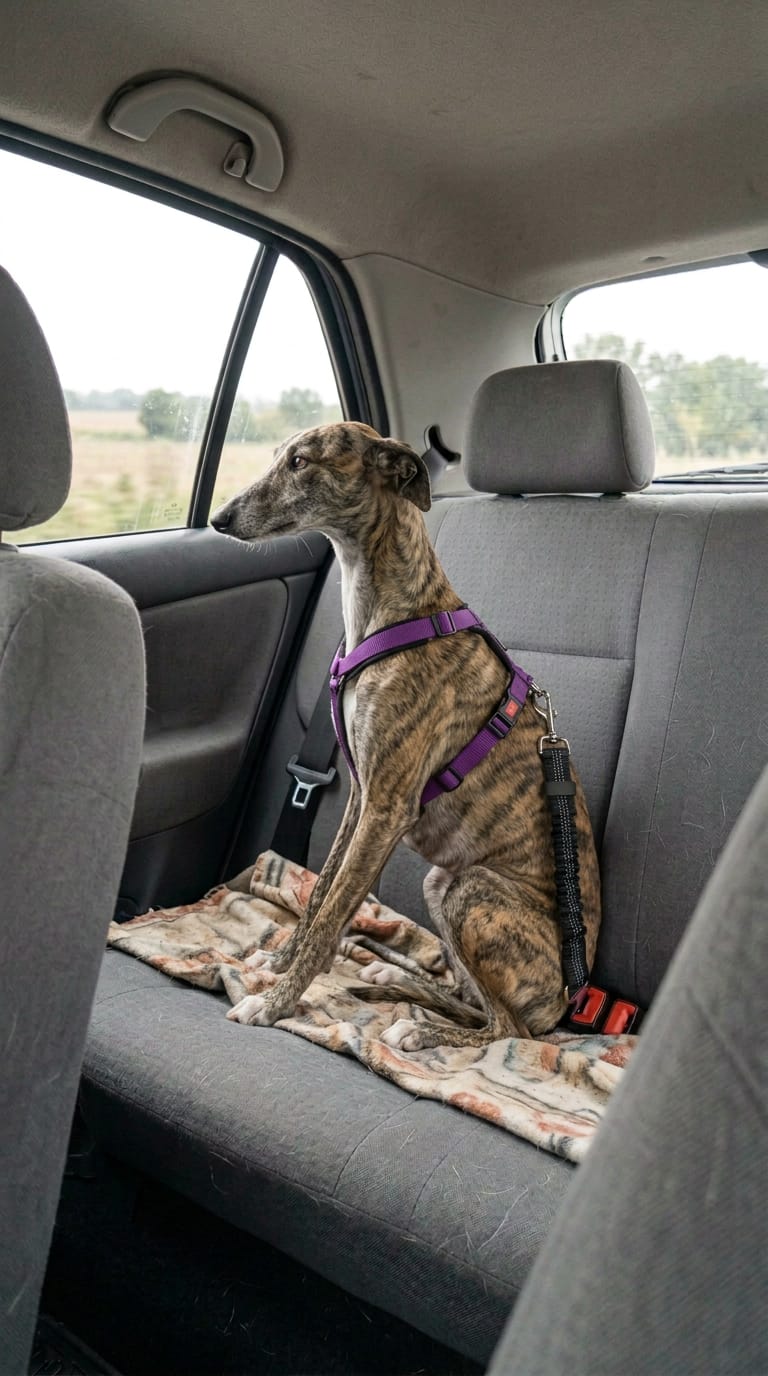 Customer photo review of Cinturón de seguridad para perros