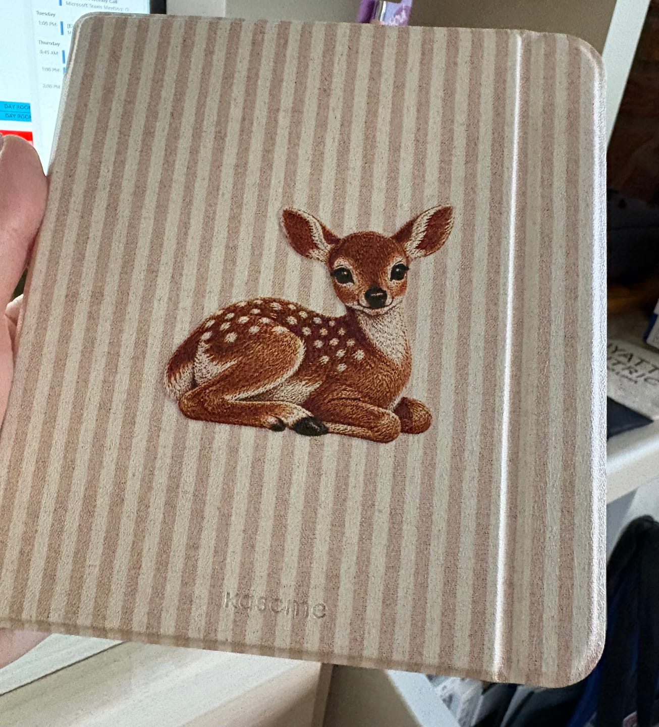Customer photo review of Lady E-Reader Case