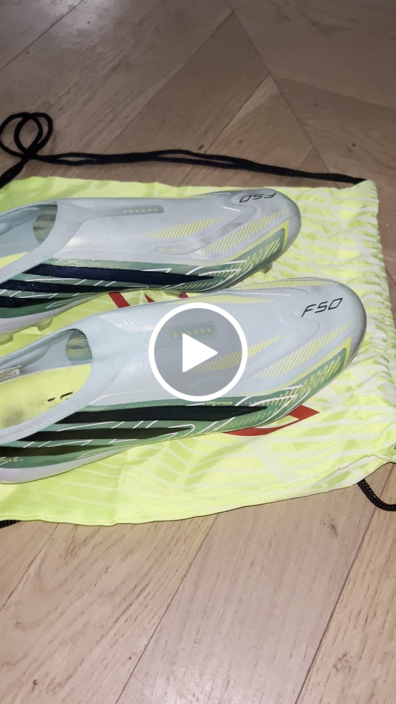 Customer video review of Adidas F50 Hyperfast Elite Laceless FG Final Rush - Vert Menthe/Noir/Jaune