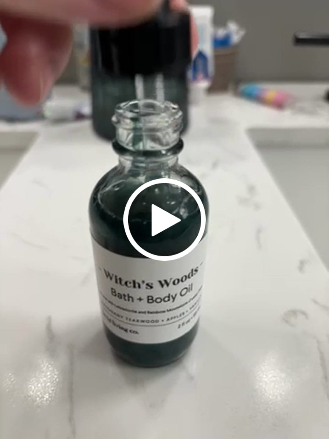 Customer video review of Witch's Woods Bath & Body Oil