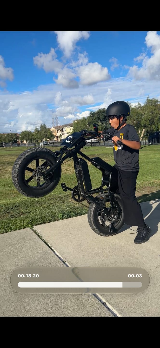Customer photo review of Macfox E-bike M16