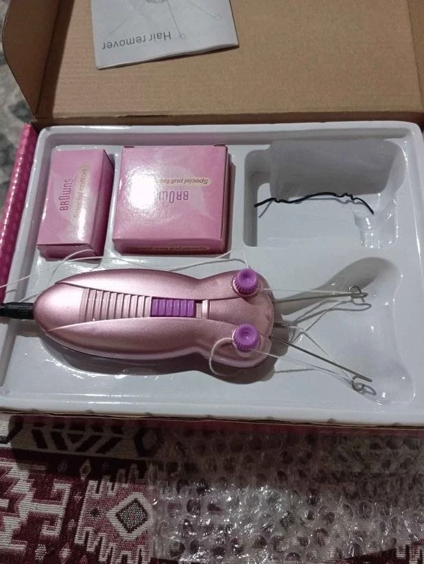 Customer photo review of İpeksi™ – Elektrikli İpli Yüz Tüy Alma Cihazı