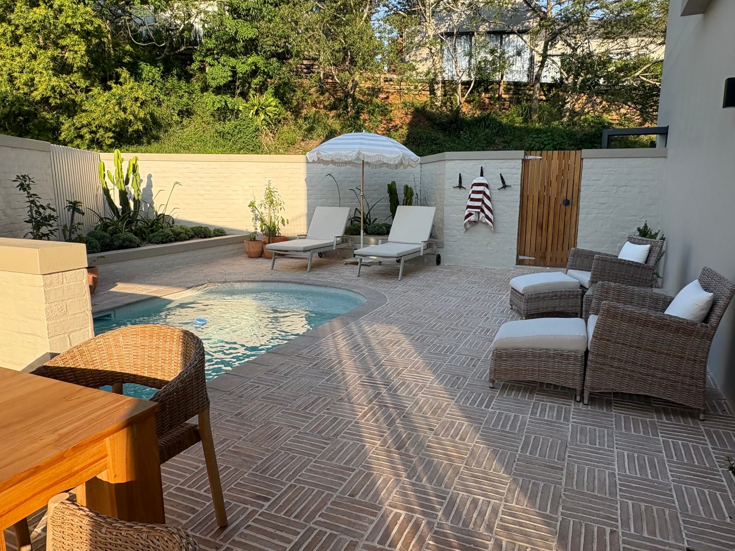 Customer photo review of Patio Umbrella Stand