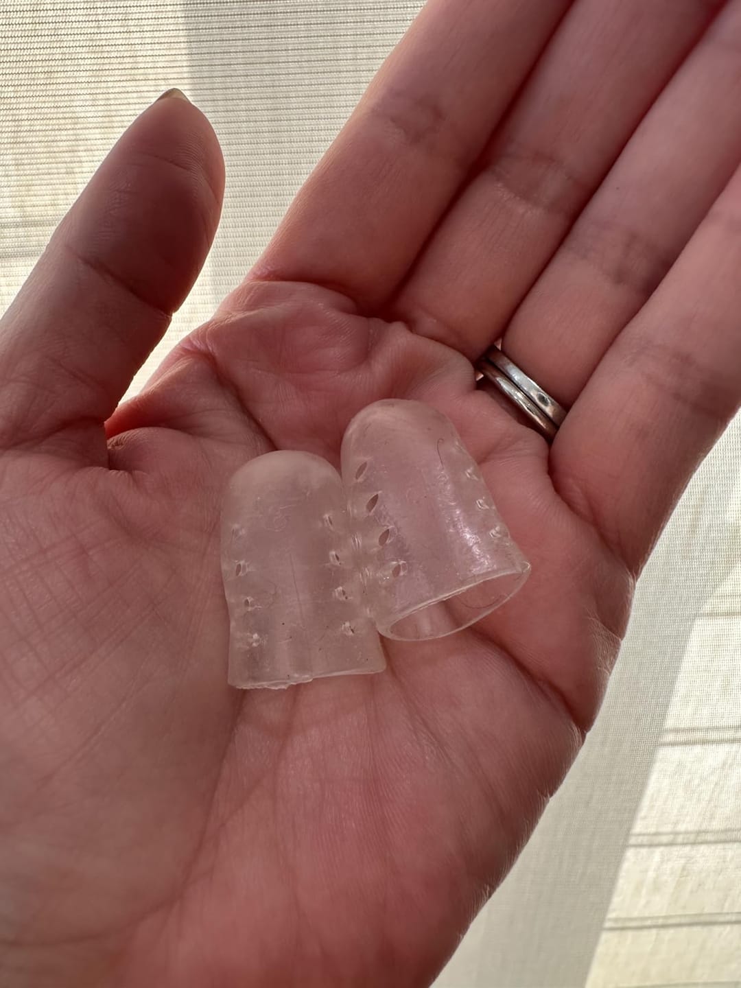 Customer photo review of ANTI-CHAFE TOE SLEEVES