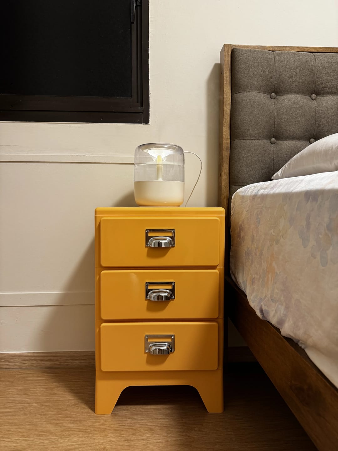 Customer photo review of KKUSO ABS 3-DRAWER CABINET - MILO RETRO ORANGE