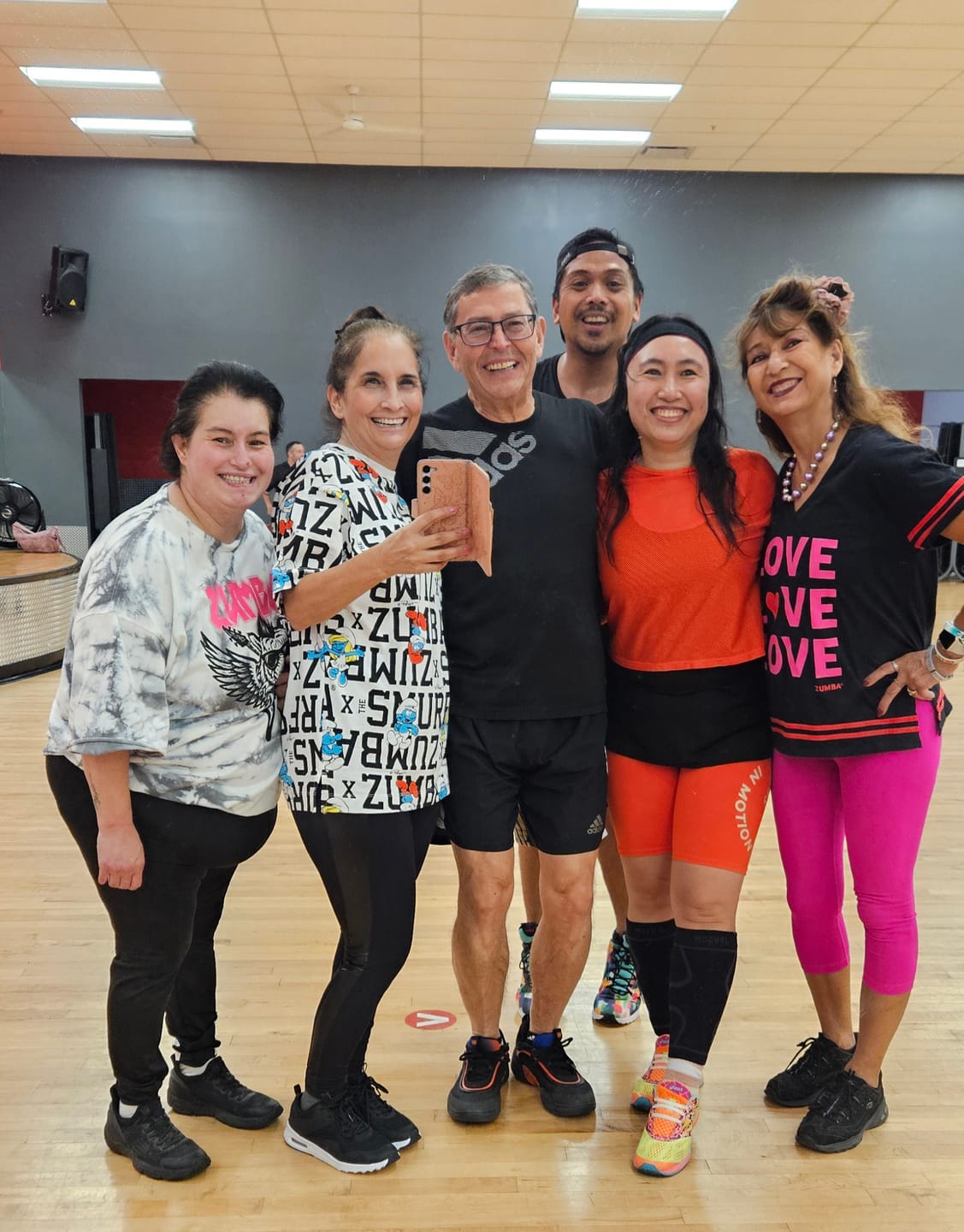 Customer photo review of Zumba X The Smurfs Unisex Oversized Top