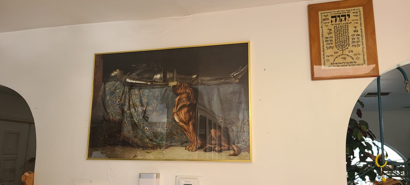 Customer photo review of Let Him Rest | Briton Rivière | 1888